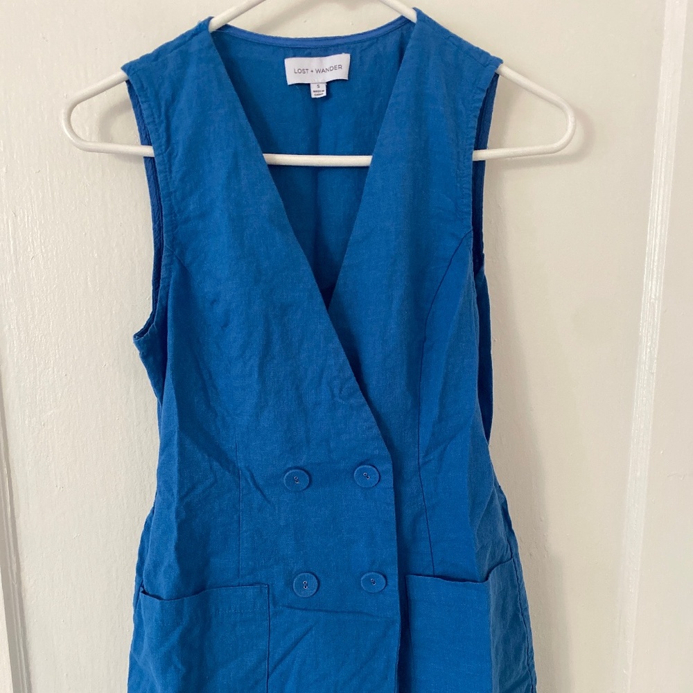 Linen skort dress